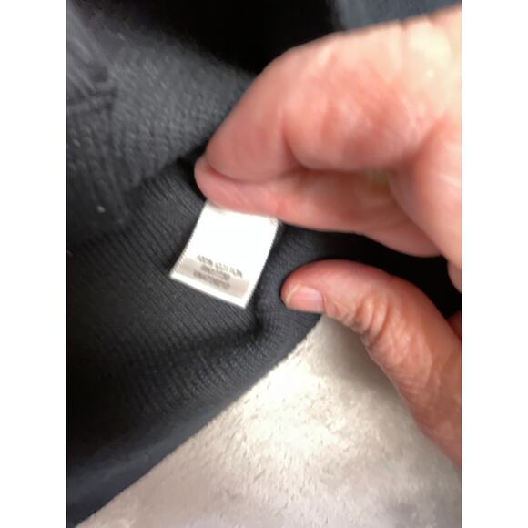 Women's Merona Black Knit Blazer, Medium, Button-Front - Picture 5 of 6